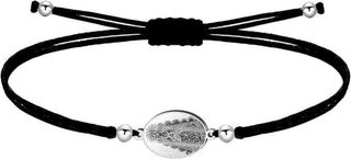 Pulsera Virgen del Rocío hilo negro, NUEVA