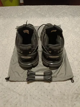 Balenciaga Track Talla 45 Negro Gris originales 