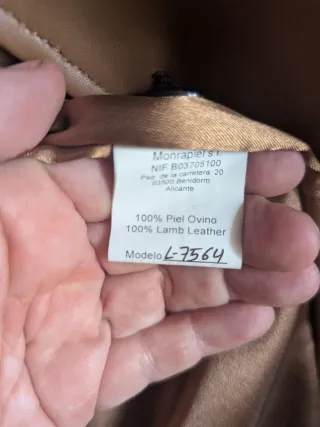 Chaqueta cuero ovino mujer 