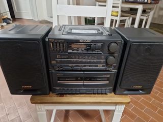 Stereo Sharp X-Bass CD Radio Cassette