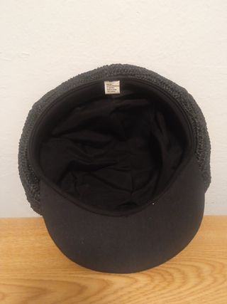 Gorra Newsboy/Baker Boy Negra