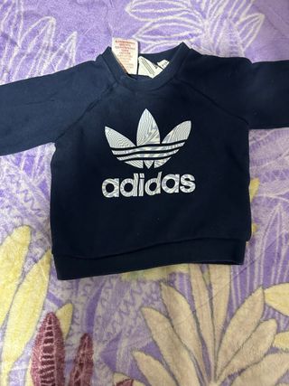 Chándal Adidas Azul Bebé talla 3-6 meses