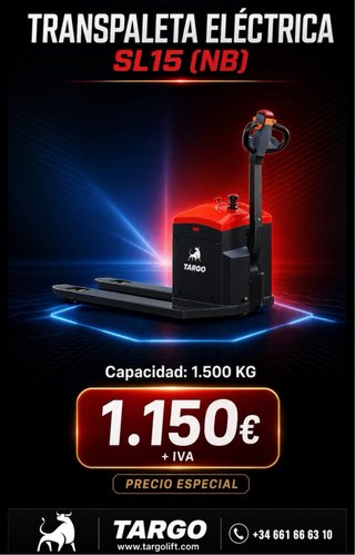 Transpaleta Eléctrica Targo Mod. SLI 15(NB)