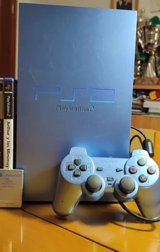 Consola PlayStation 2 Edición Limitada Aqua Blue