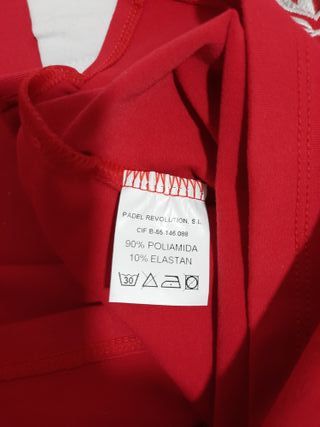 Polo Padel Revolution Hombre Talla M Rojo