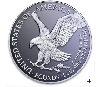 Moneda American Eagle 1 Oz Titanio 2025 EEUU