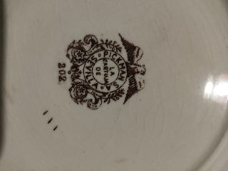 Cartuja de Sevilla Platos borde de oro