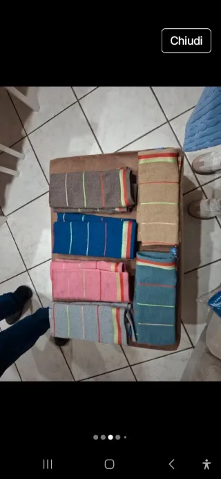 6 paia asciugamani bagno