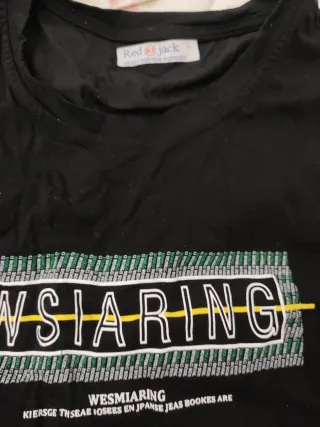 Camiseta Negra WSİARİNG