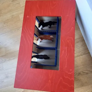 Caballeriza/Establo Schleich con caballos