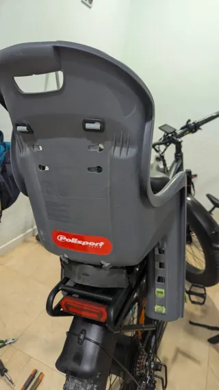 Silla bici niño Polisport