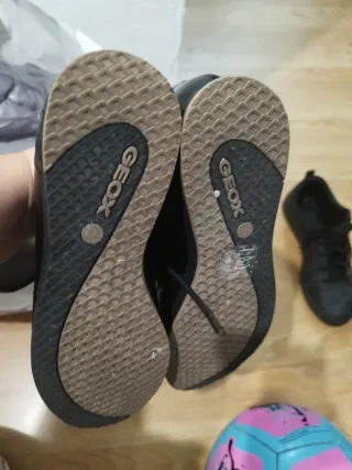 Zapatos Geox Negros Charol