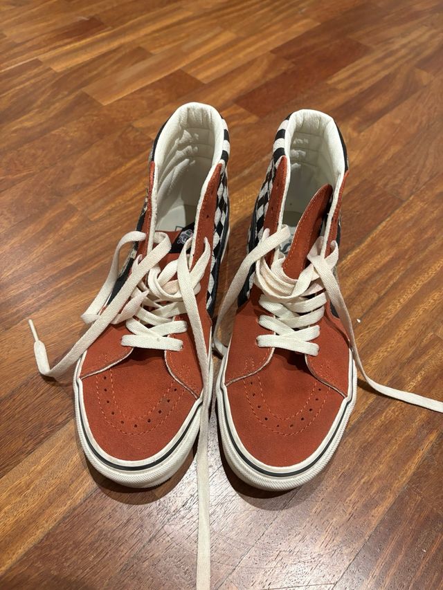 Vans Old Skool Hi - Naranja/Negro