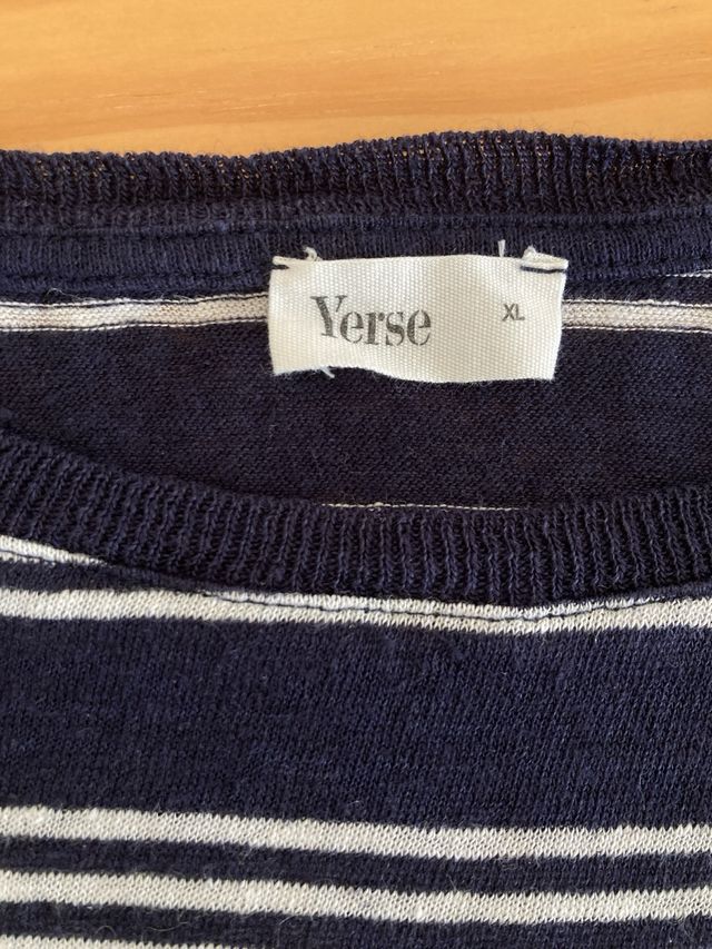 Jersey Yerse Lino Rayas Talla XL