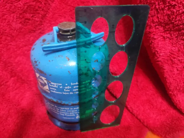 Bombola di gas da campeggio blu