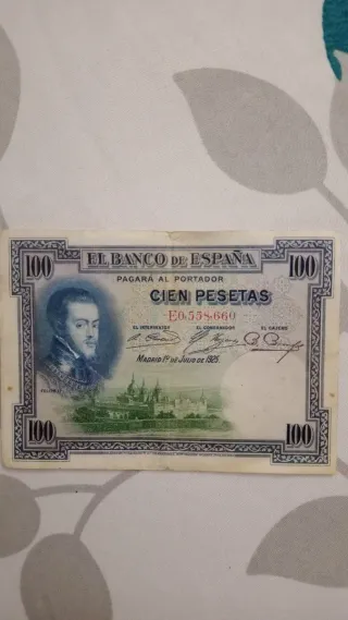 Billete 100 pesetas Banco de España 1925