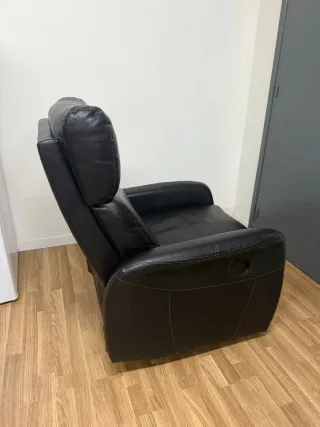 Butaca reclinable negra