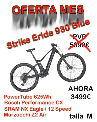 Scott Strike eRIDE 930 Talla M 2025