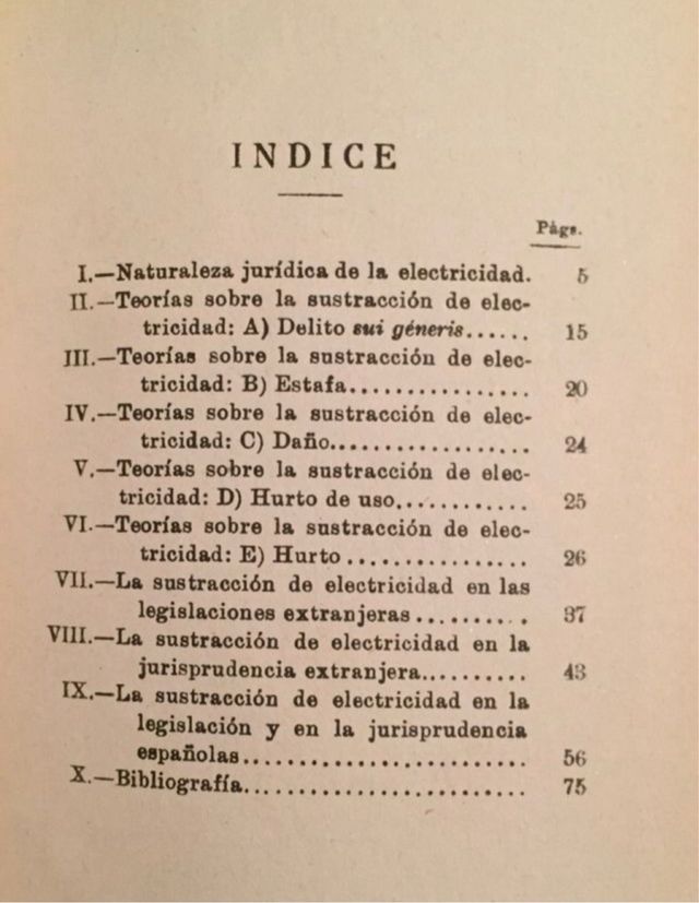 1926, LA PROTECCIÓN PENAL DE LA ELECTRICIDAD.