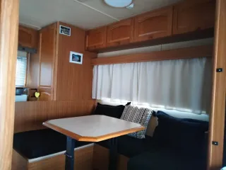 Carabana con dos tipos de avance.