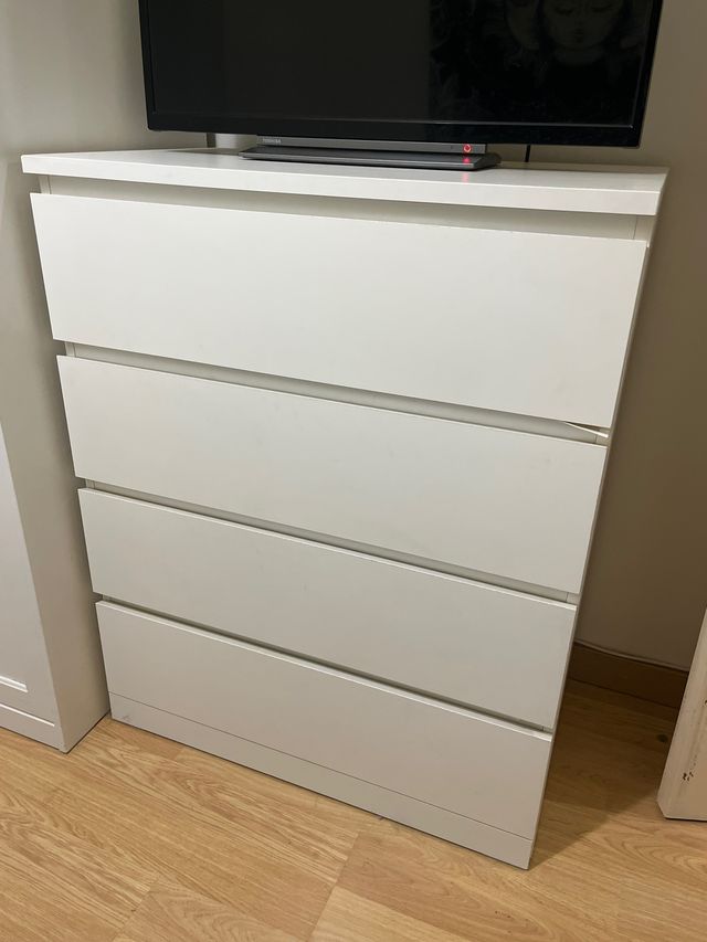 Cómoda 4 cajones Ikea Blanca 
