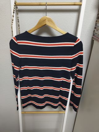 Jersey Tommy Hilfiger Rayas Azul/Rojo