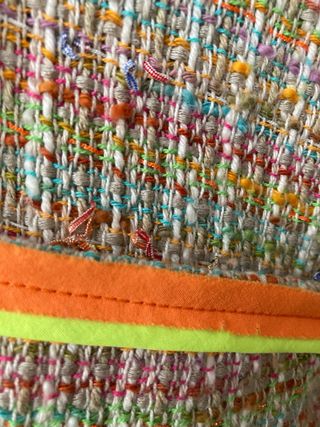 Chaqueta Ene de Rivera Tweed Multicolor Talla 40