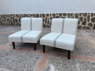 2 Sillones Zara Beige y Gris