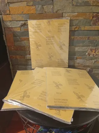 Pack de 5_Lija de Carburo de Silicio Impermeable 6