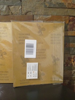 Pack de 5_Lija de Carburo de Silicio Impermeable 6