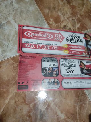 Flyer Radical Dj Marta Torrijos Dic 05