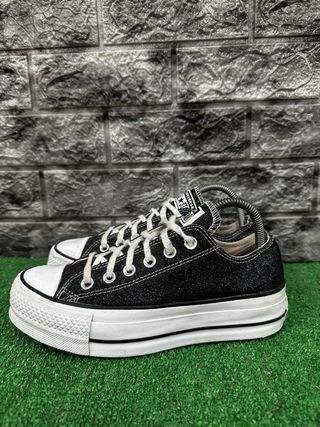 Converse Platform Nere Glitter Tg 37.5