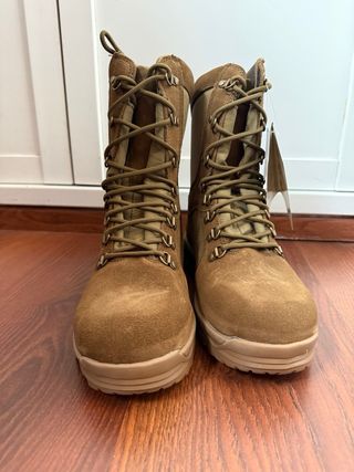 Botas Militares Ligeras Marrones y Verdes