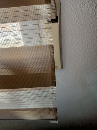 Estor Día y Noche gris/blanco