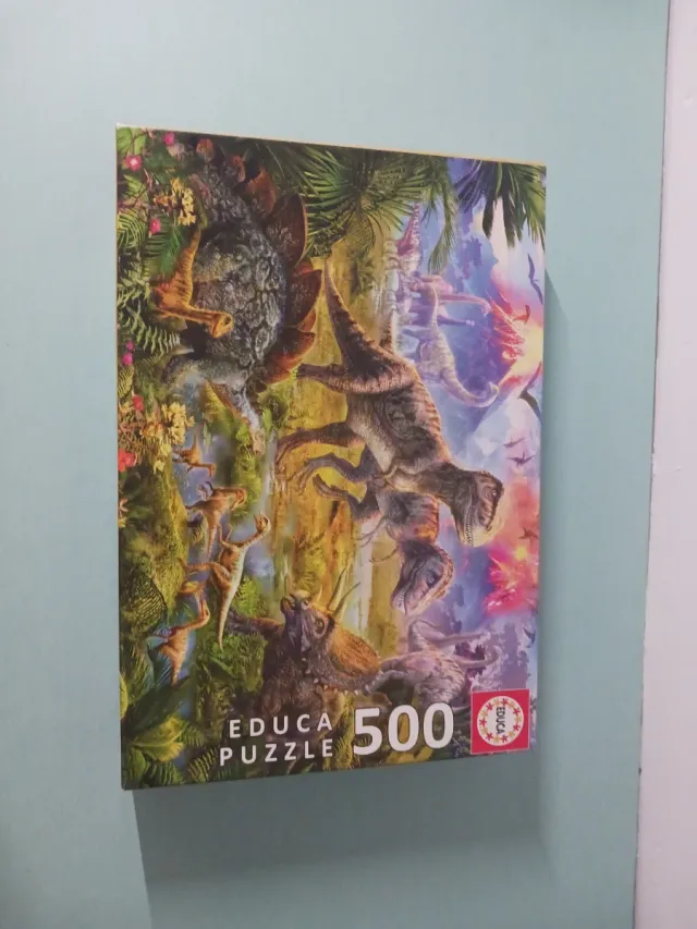 Puzzle Educa 500 Piezas Dinosaurios