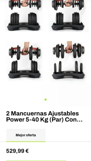 Mancuernas Ajustables Set
