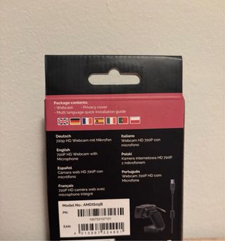 Webcam HD 720P con micrófono