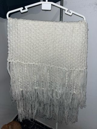 Mantón de Fallera Blanco