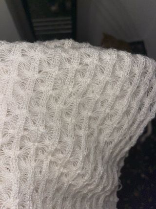 Mantón de Fallera Blanco