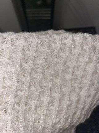 Mantón de Fallera Blanco