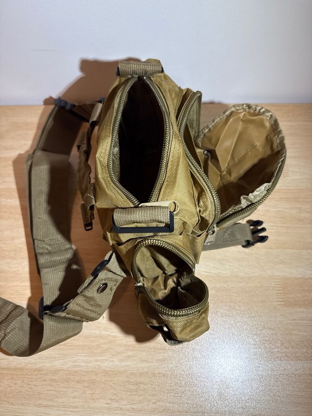 Riñonera Táctica Airsoft Enduro Marrón molle