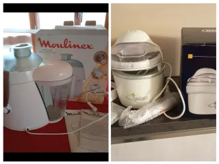 Centrifuga Moulinex + Gelatiera DeLonghi