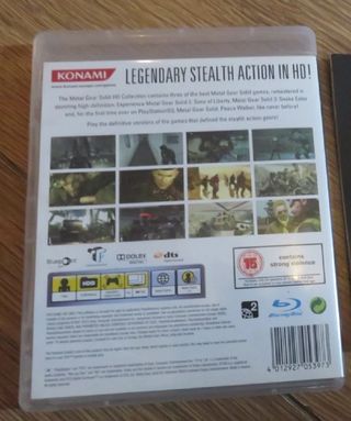 Metal Gear Solid HD Collection PS3