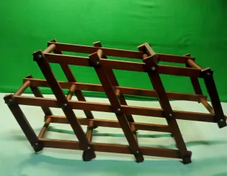 Botellero madera 6 botellas