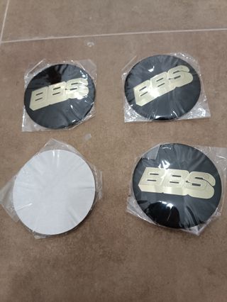 Logos BBS 80mm (4 unidades)