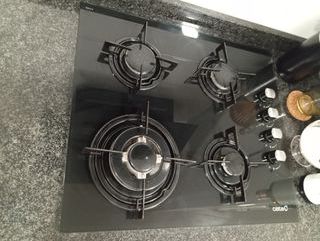 Placa de gas Cata negra