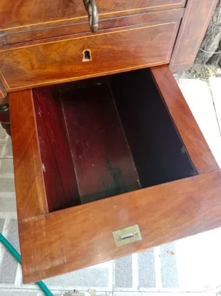 Mesa costurero madera con cajón