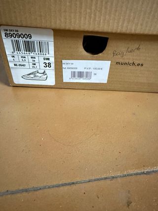 Zapatillas Munich Beige y Verde