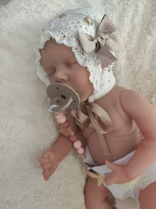 Muñeca Reborn Vinilo Siliconado Niña