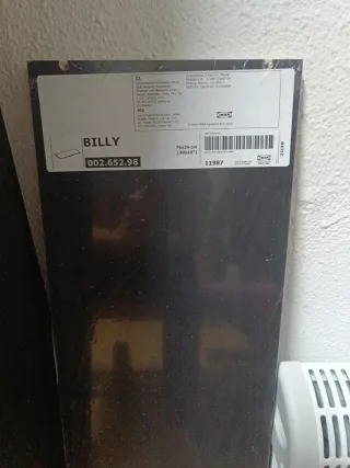 Estantería Billy IKEA Negra